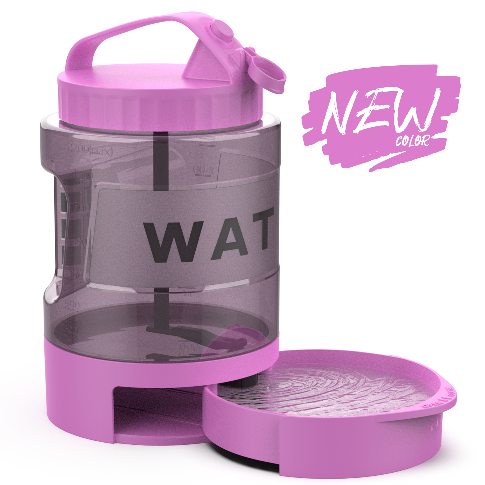 77 oz Large Dog Travel Water Bowl Dispenser