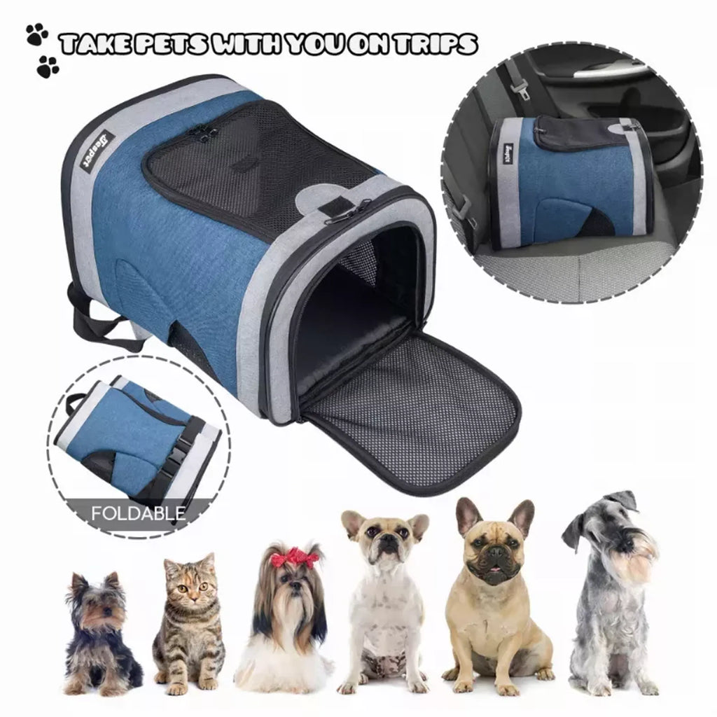 Jespet Soft-Sided Pet Backpack Carrier
