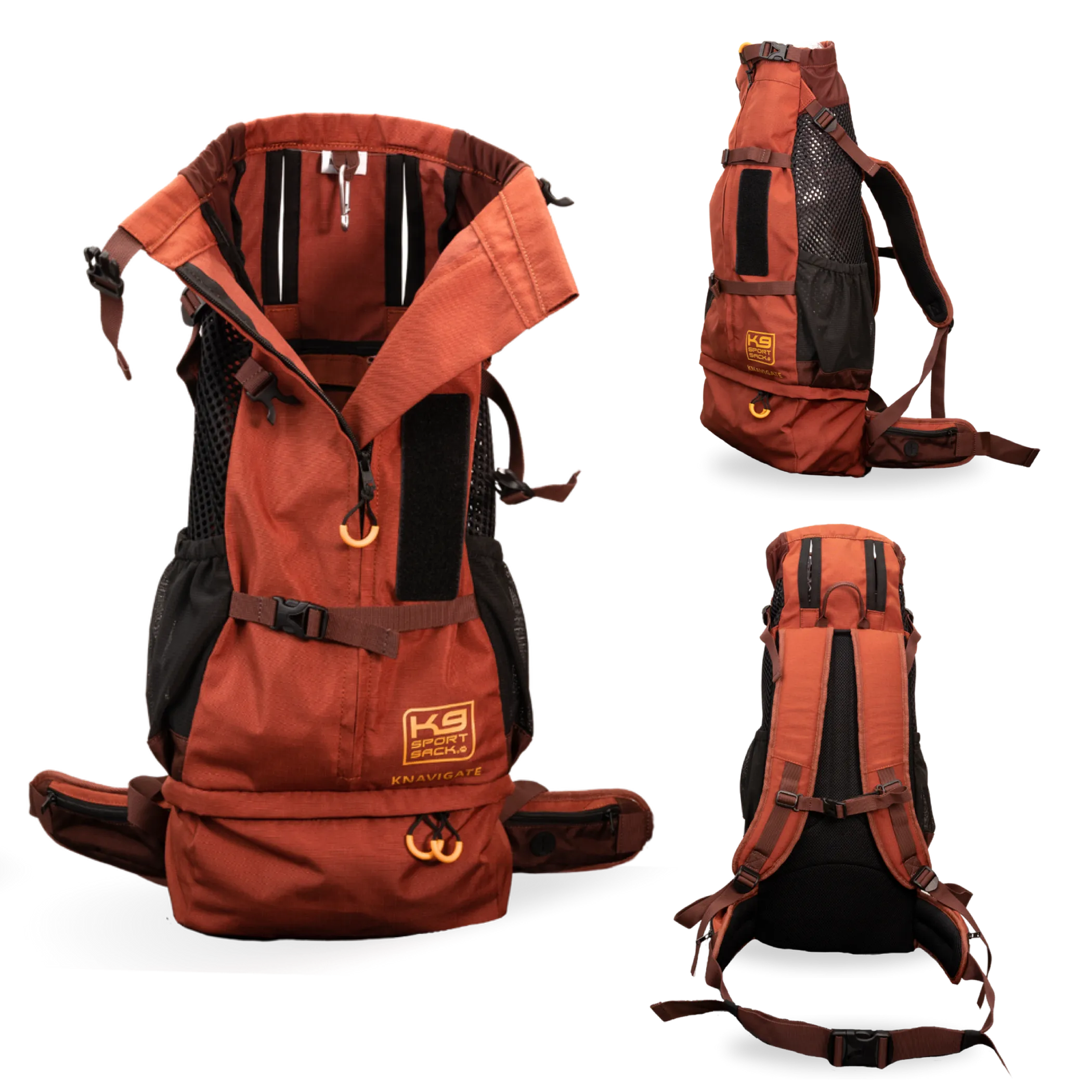 K9 Sport Sack® Knavigate Dog Carrier Backpack – Dune Red