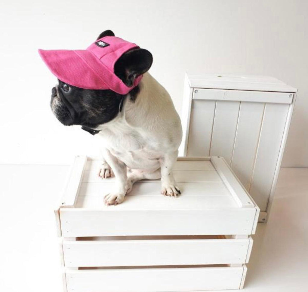 Pink Dog Sun Hat