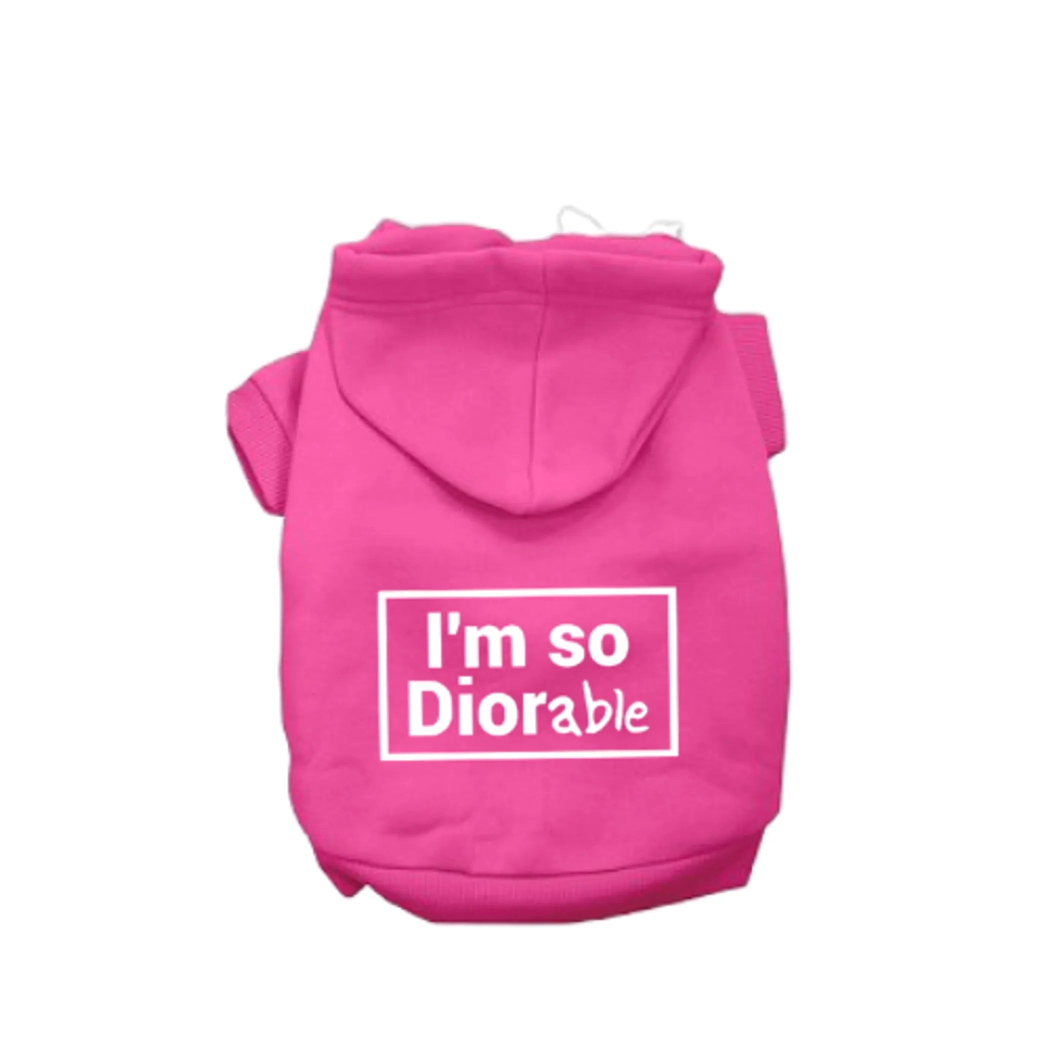 DIOR-able Dog Hoodie