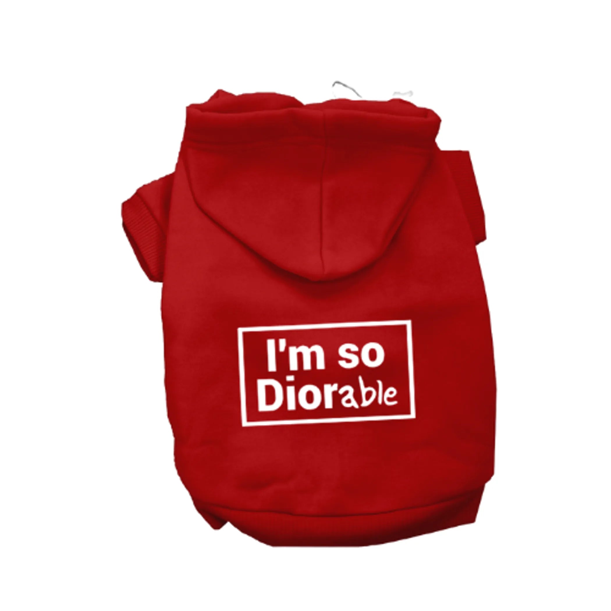 DIOR-able Dog Hoodie