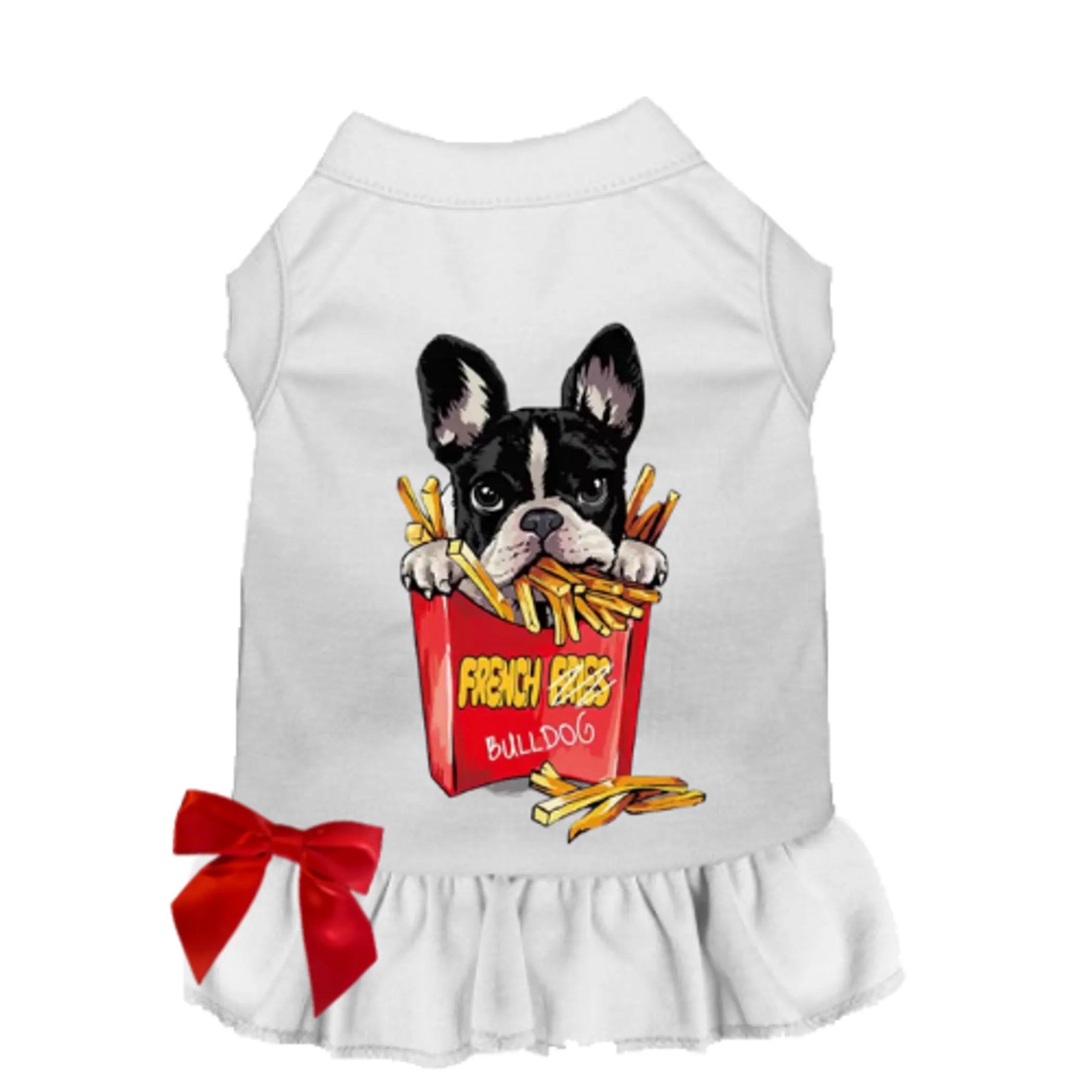 Frenchies & French Fries Dog Shirt or Dress