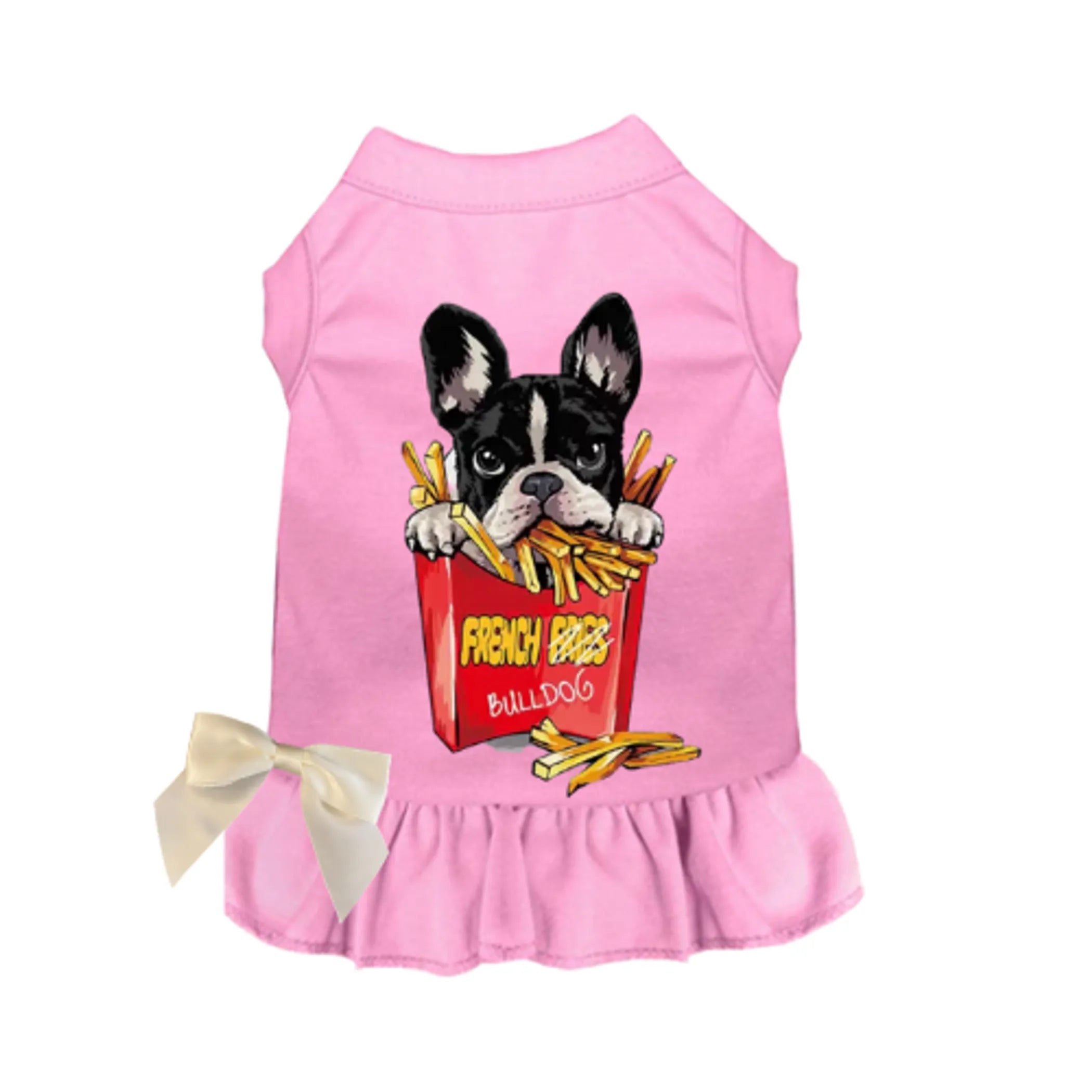 Frenchies & French Fries Dog Shirt or Dress