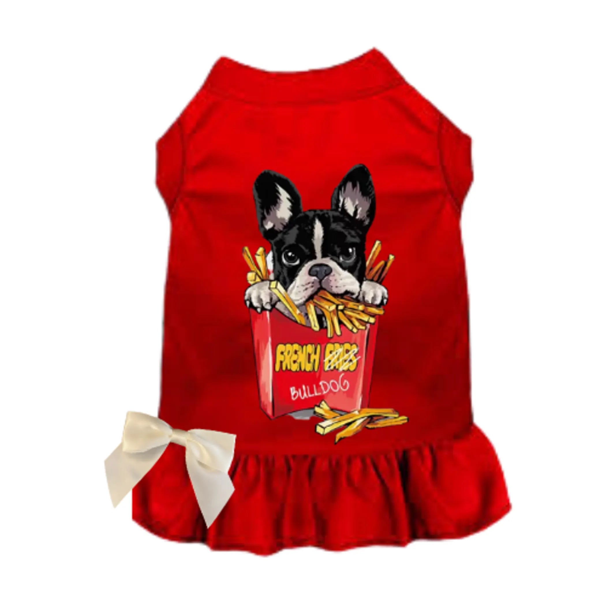 Frenchies & French Fries Dog Shirt or Dress