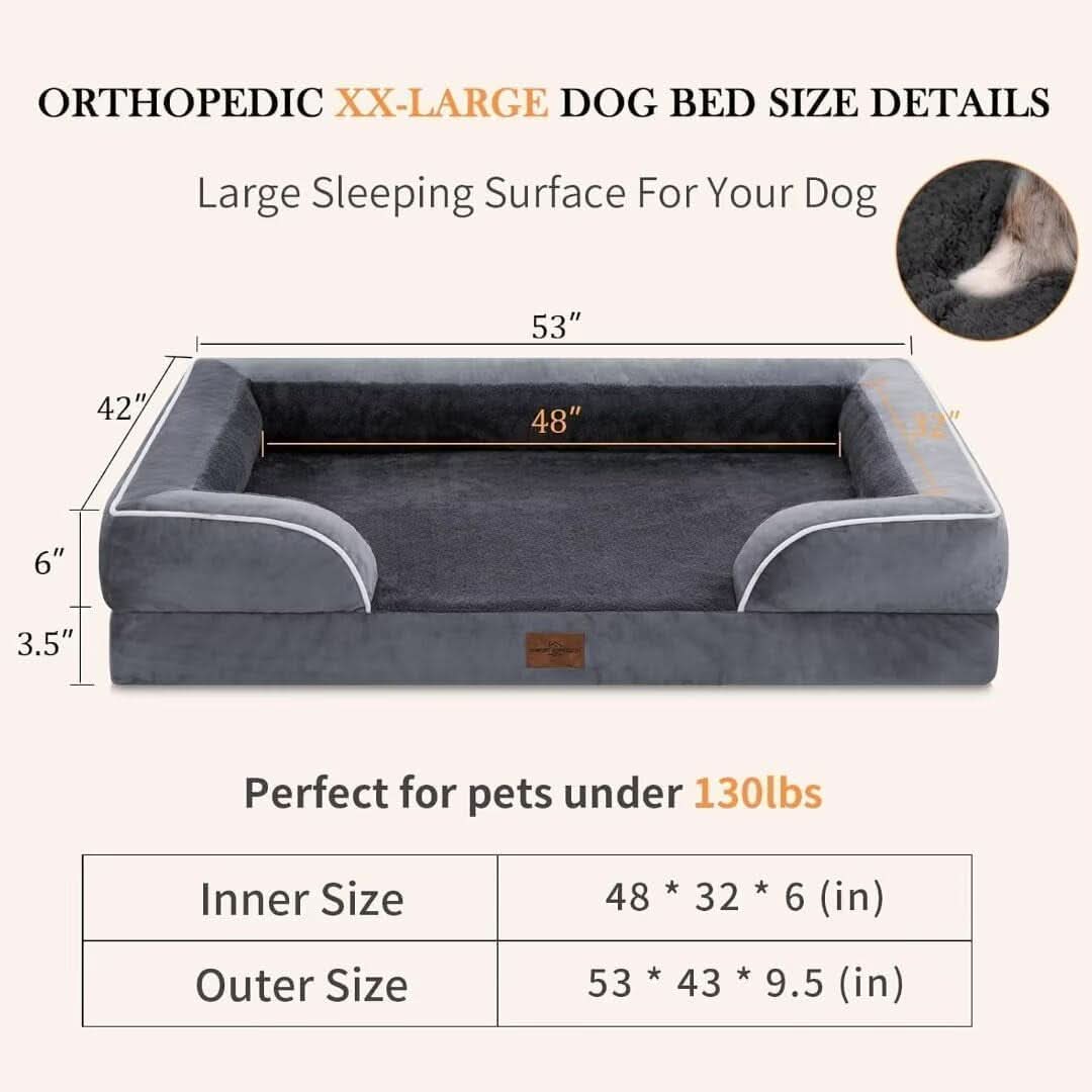 Waterproof Orthopedic Dog Bed XXL