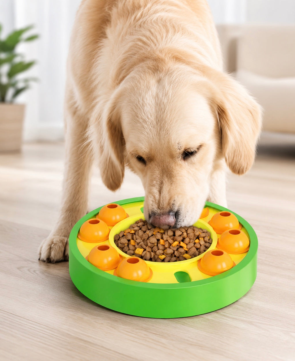 Interactive Dog Puzzle Feeder & Slow Feeder Bowl