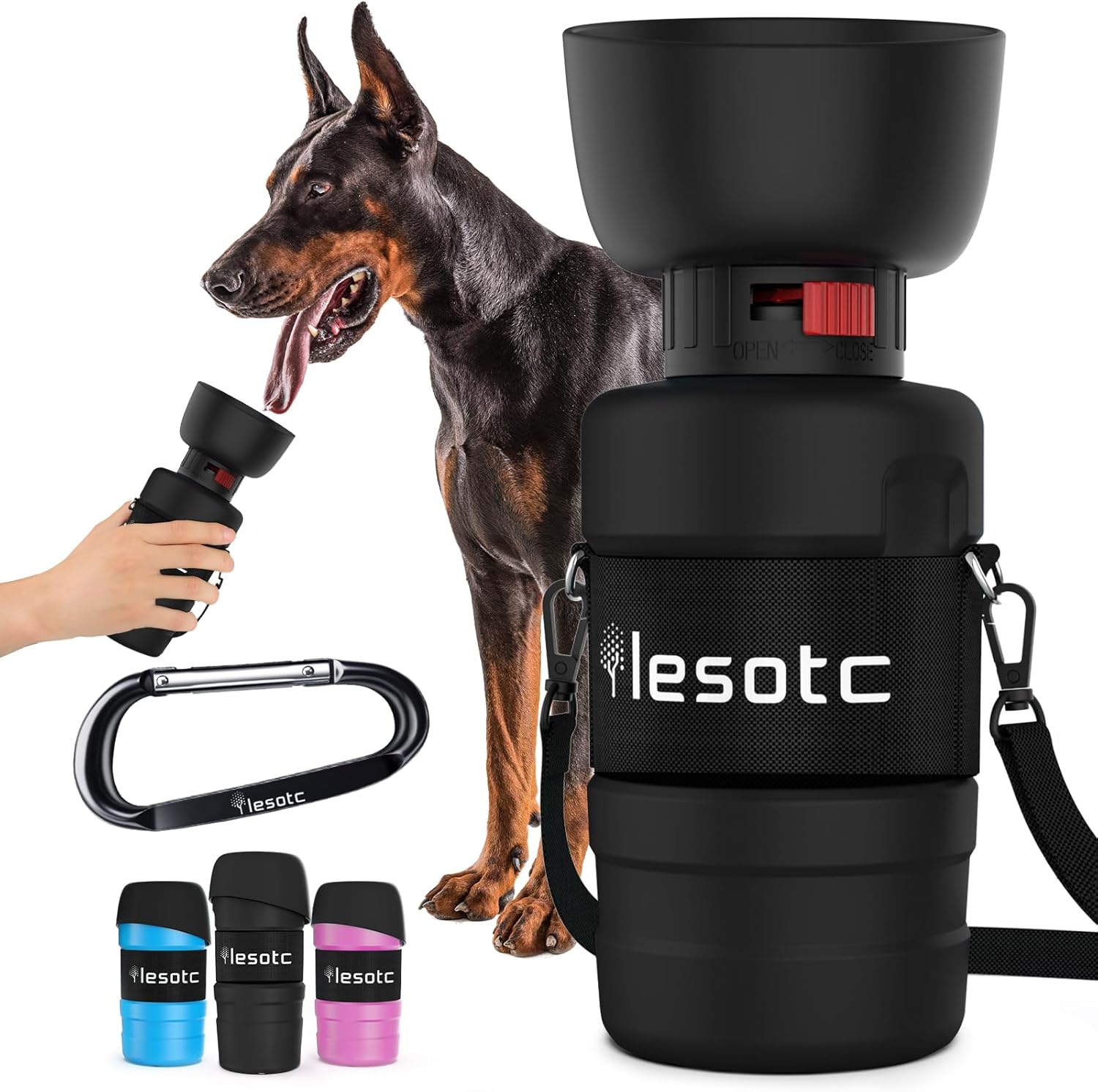 28 oz Portable Dog Water Bottle Dispenser