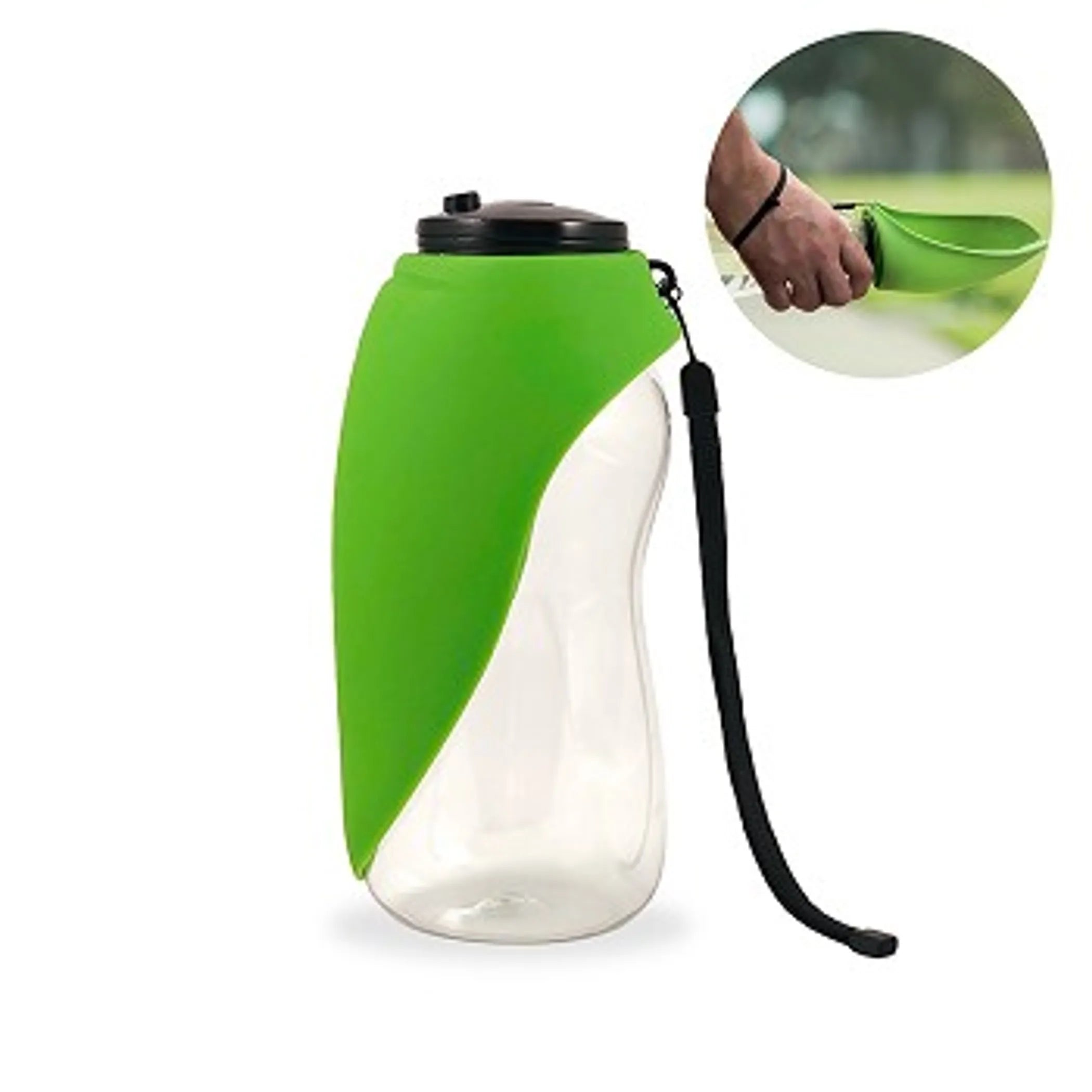 Fold-A-Bowl Portable Pet Water Bottle & Bowl