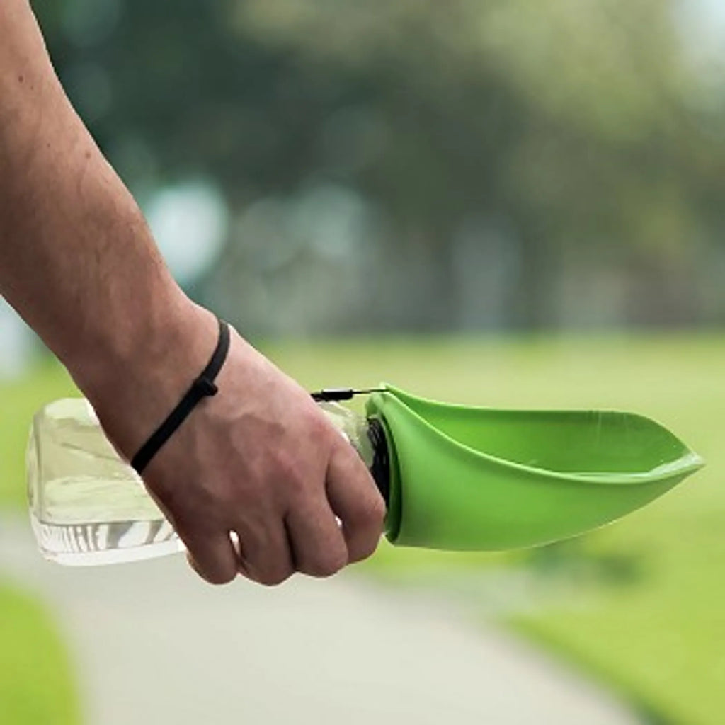 Fold-A-Bowl Portable Pet Water Bottle & Bowl