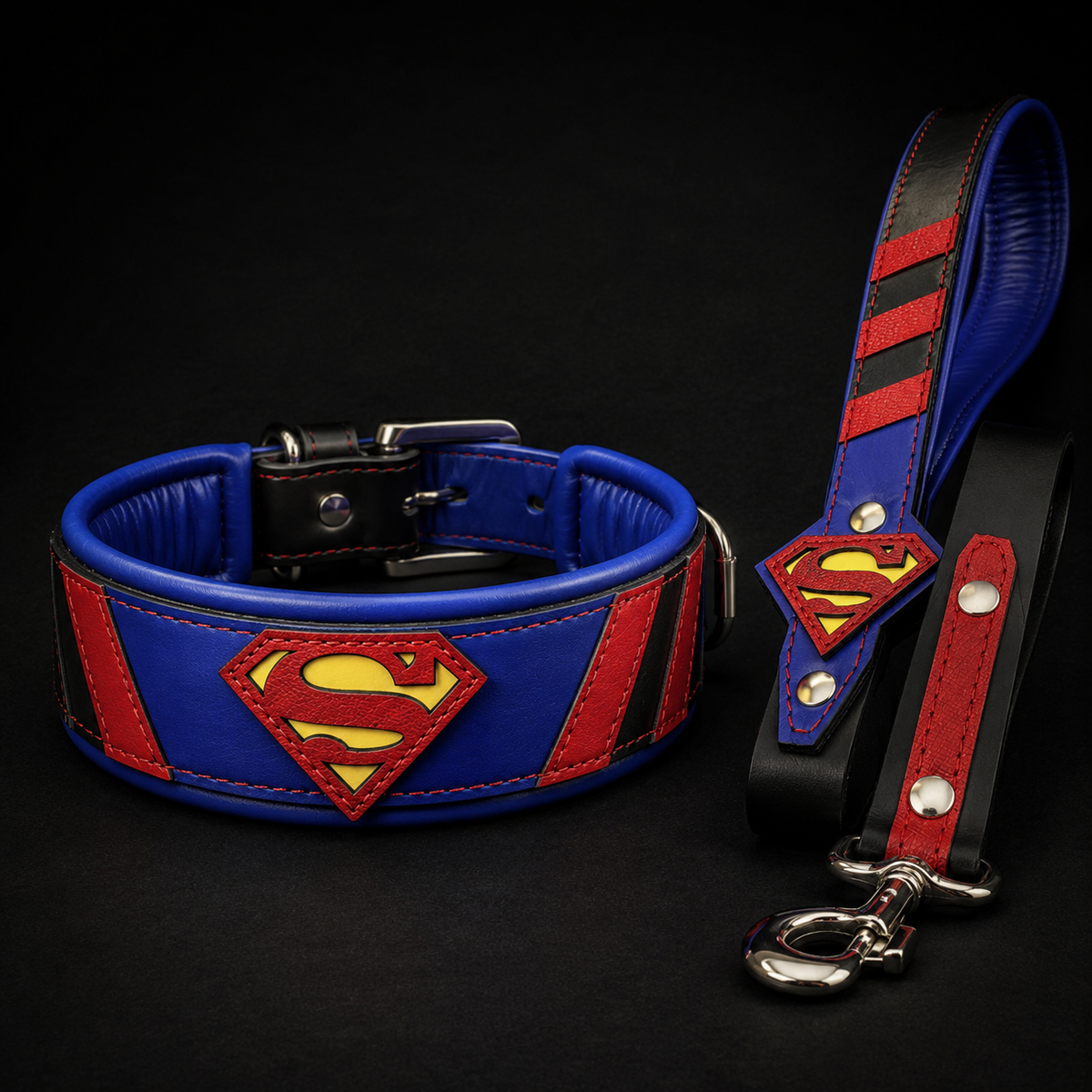 Superdog Genuine Leather Collar