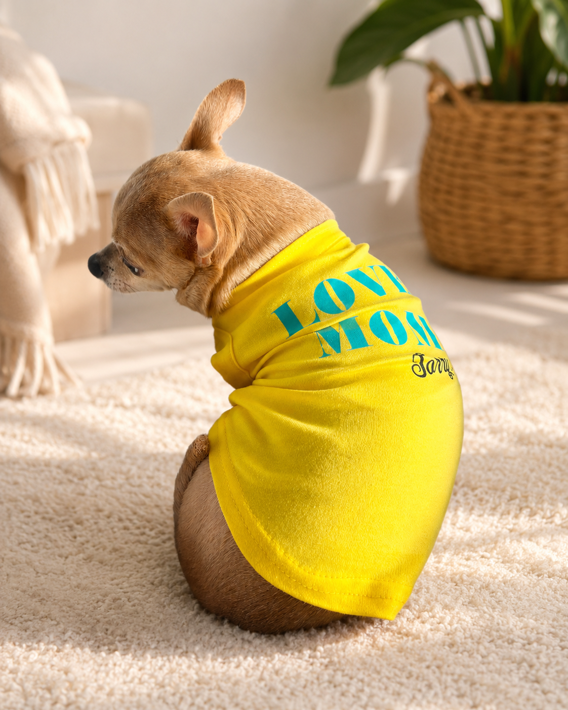 Love Mom, Sorry Dad Dog Shirt