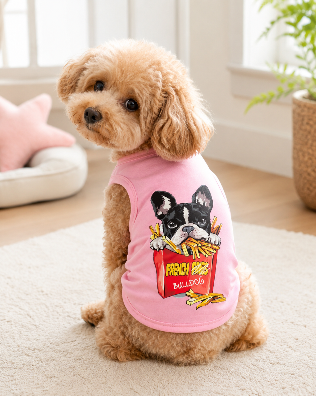 Frenchies & French Fries Dog Shirt or Dress