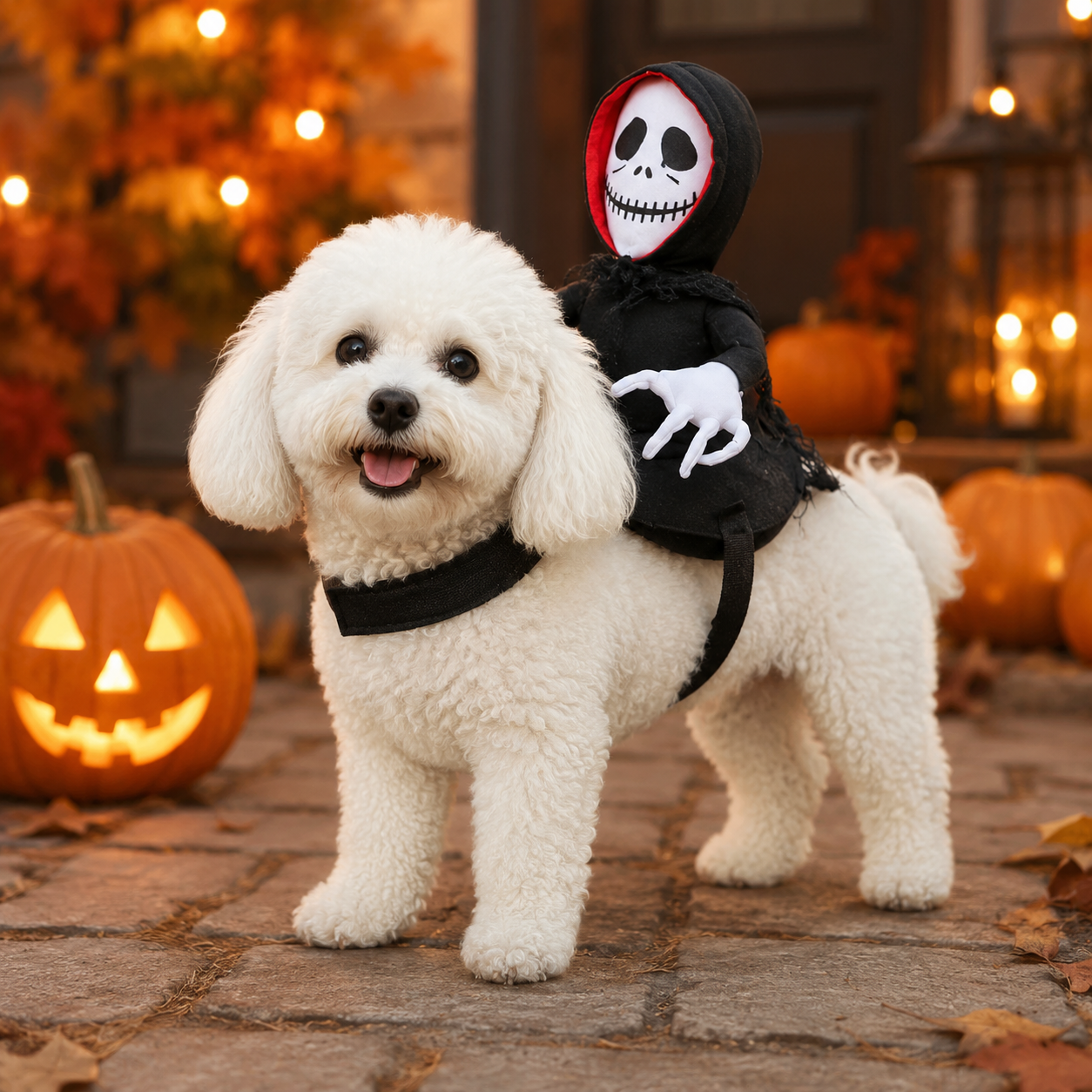 Creepy Rider Dog Halloween Costume