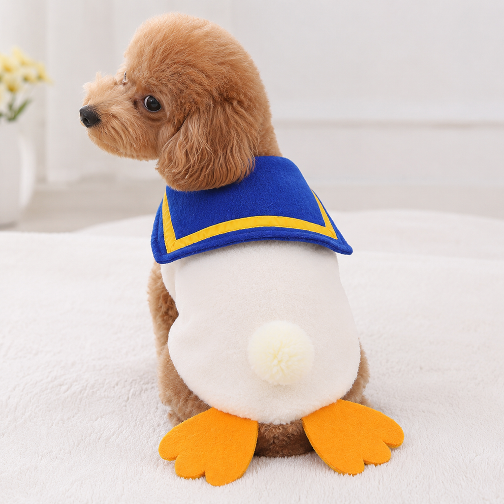 Plush Sailor Duck Dog Costume