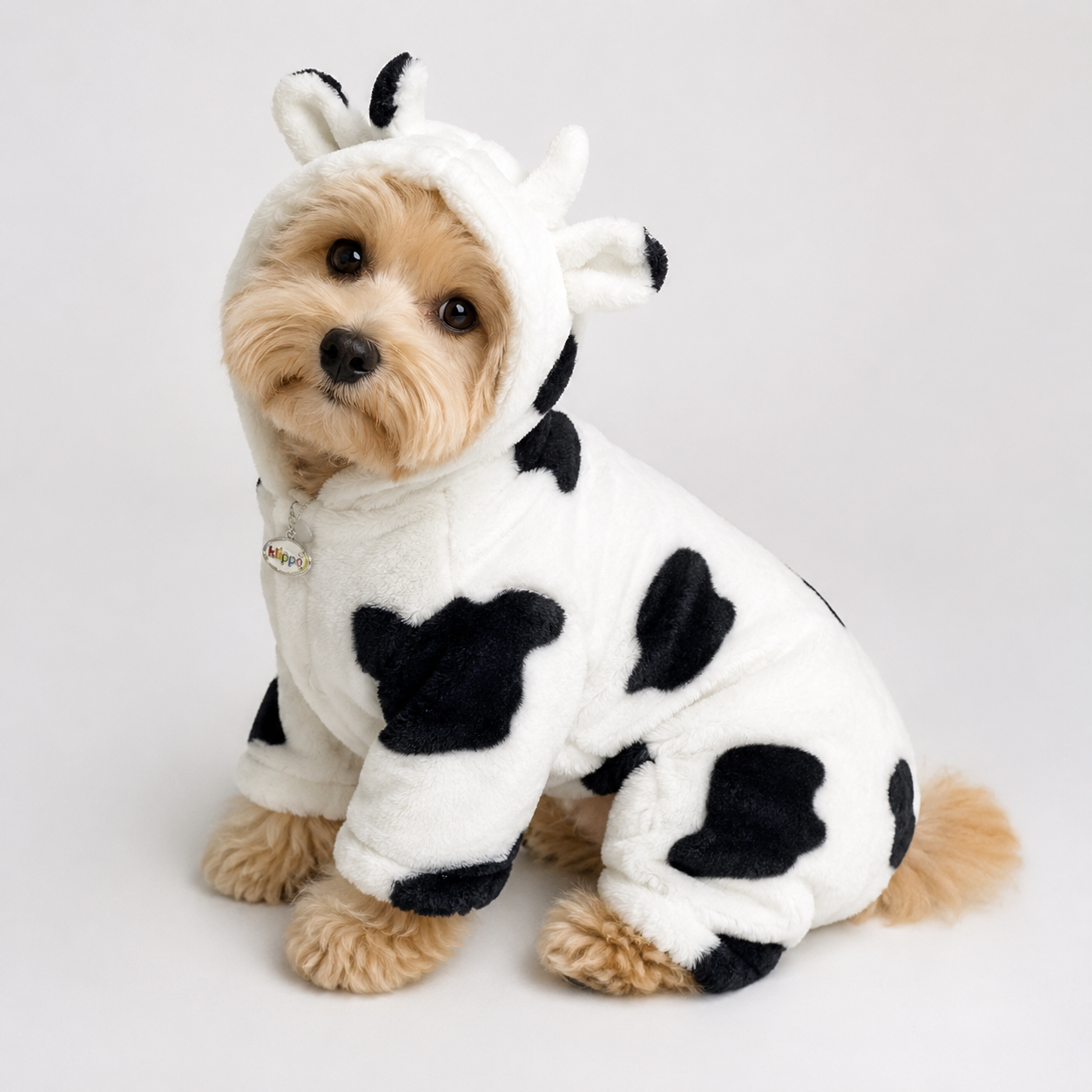 Cozy Cow Plush Dog Pajamas