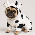 Cozy Cow Plush Dog Pajamas