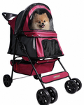 GOOPAWS 4-Wheel Foldable Pet Stroller