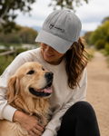 Dog Mama Embroidered Baseball Cap - GREY
