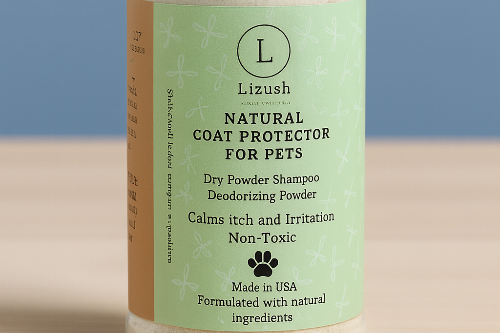 Natural Coat Powder for Dogs – Freshening & Moisture Control
