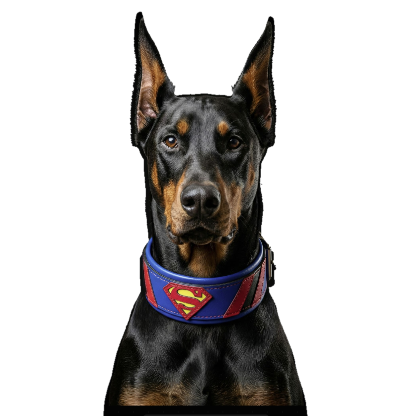 Superdog Genuine Leather Collar