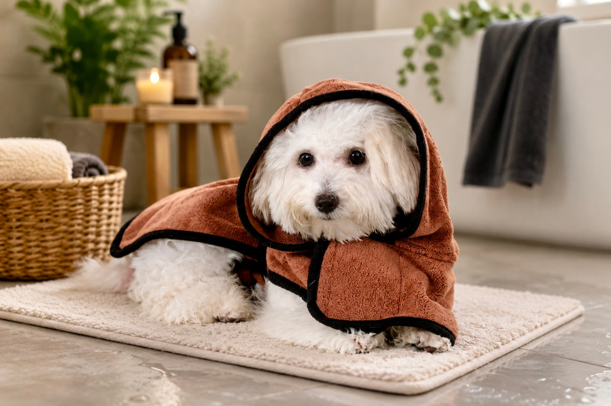 Ultra-Dry Microfiber Pet Bathrobe