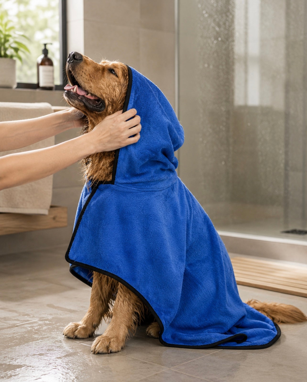 Ultra-Dry Microfiber Pet Bathrobe