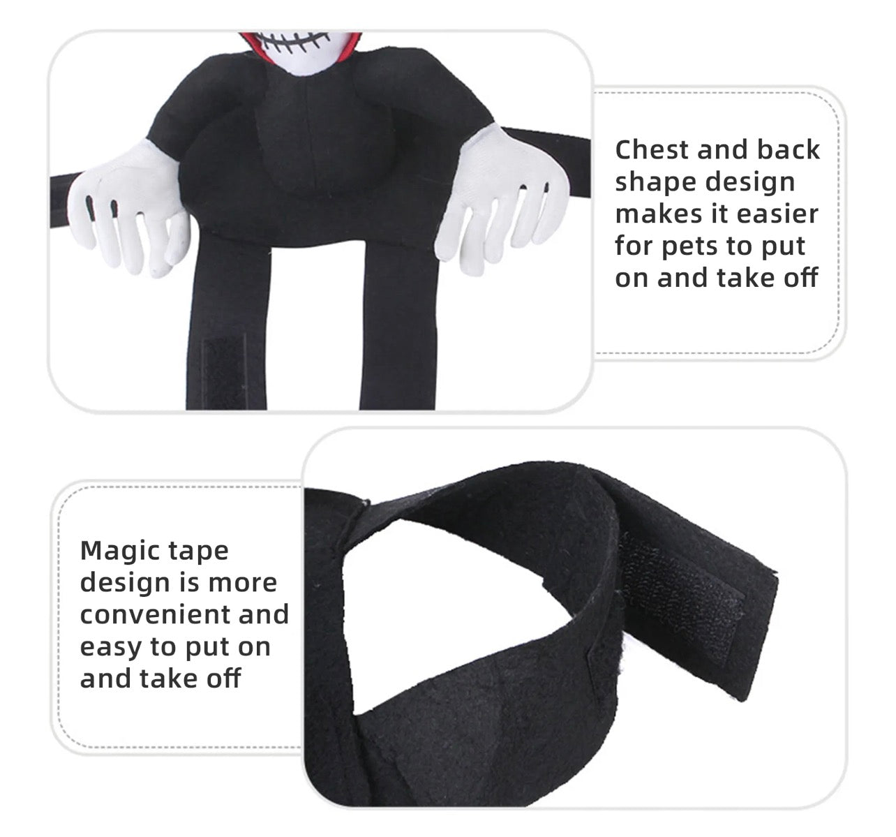 Creepy Rider Dog Halloween Costume