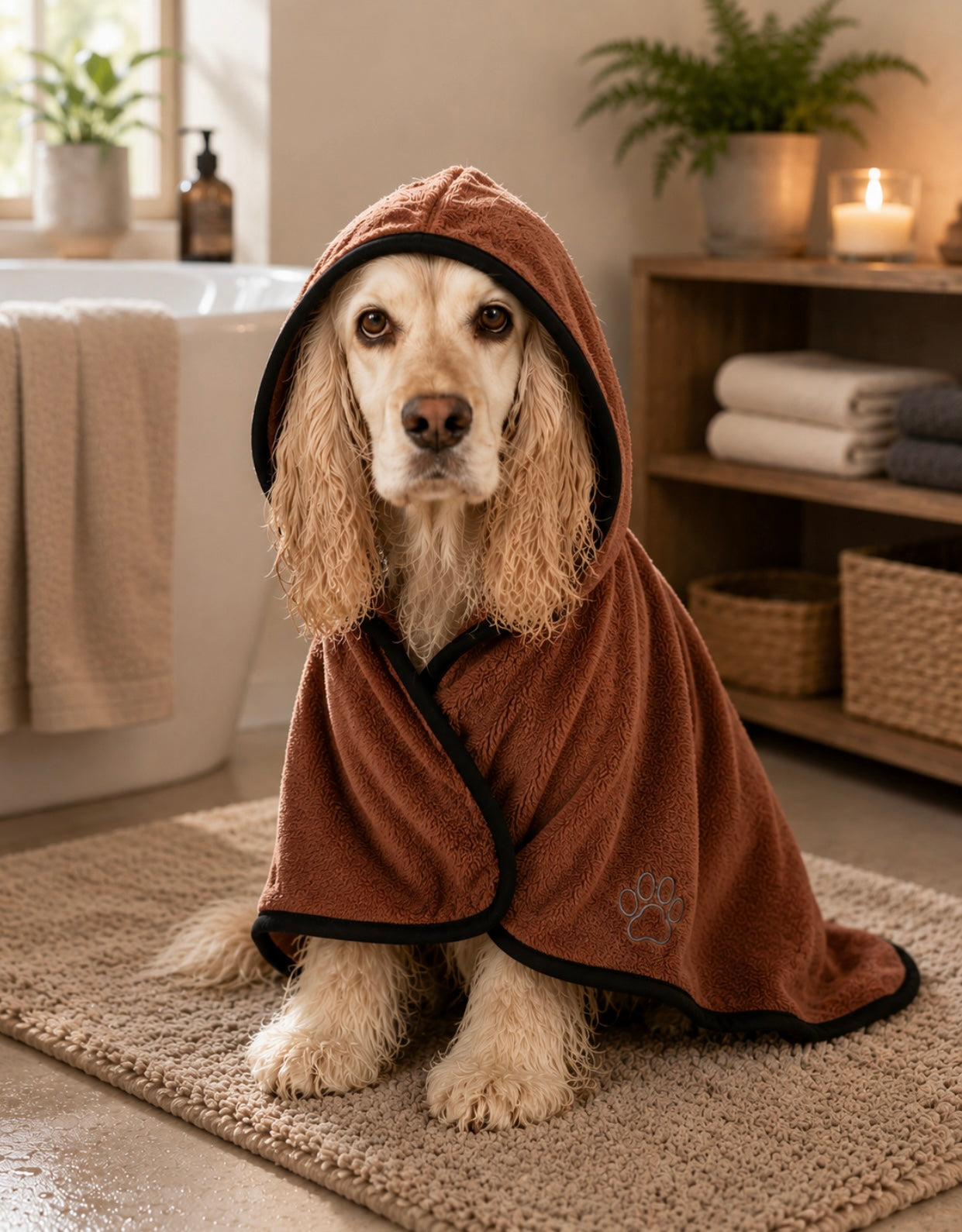 Ultra-Dry Microfiber Pet Bathrobe