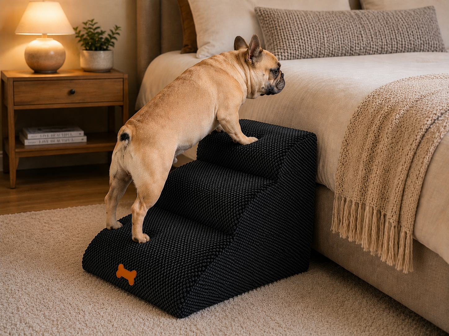 CozyStep Washable Dog Stairs