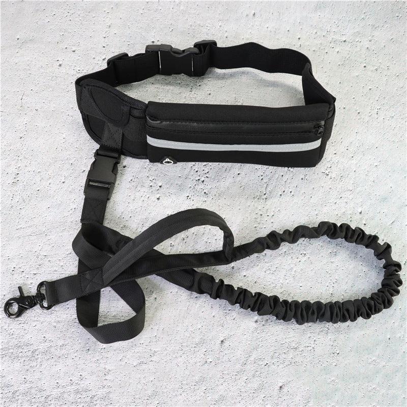 Hands-Free Dog Leash Belt with Bungee Leash