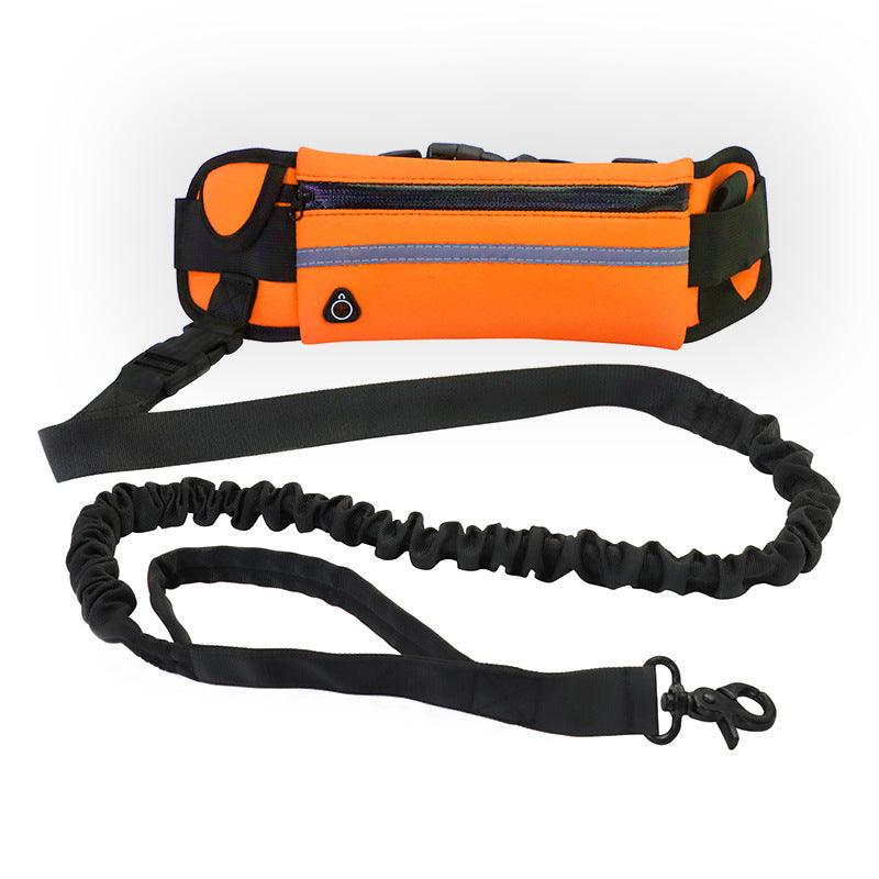 Hands-Free Dog Leash Belt with Bungee Leash