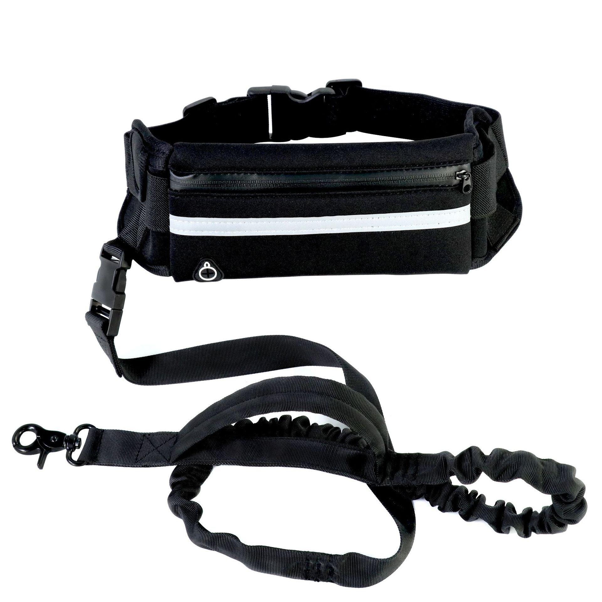 Hands-Free Dog Leash Belt with Bungee Leash