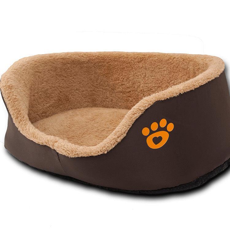 CozyPaws Plush Comfort Dog Bed