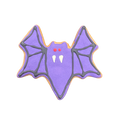 Spooky Bat Dog Cookie – 3.5" (1 Piece)