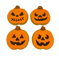 Jack-O’-Lantern Dog Cookie – 2.5" (1 Piece)