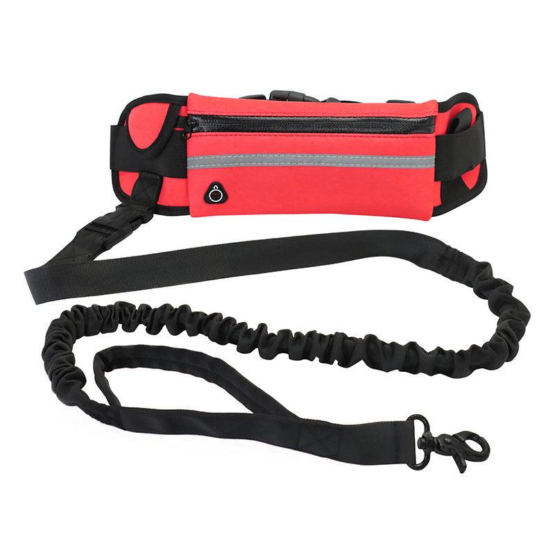 Hands-Free Dog Leash Belt with Bungee Leash